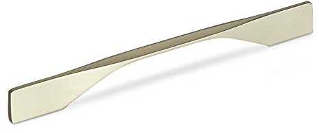 SOTECH Möbelgriff FRANCO Bohrlochabstand (BA) 192/224 mm Edelstahloptik Schrankgriff Länge 240 mm schlanker Bügelgriff von SCHÜCO ALU COMPETENCE