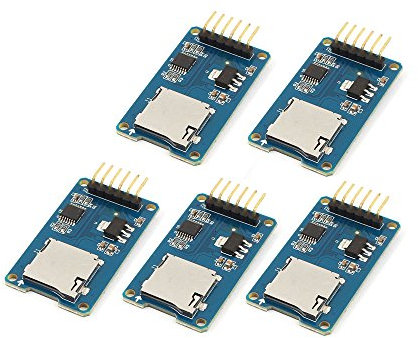 DollaTek 5PCS Micro SD TF Kartenleser Modul SPI Schnittstelle mit Chip Level Umwandlung