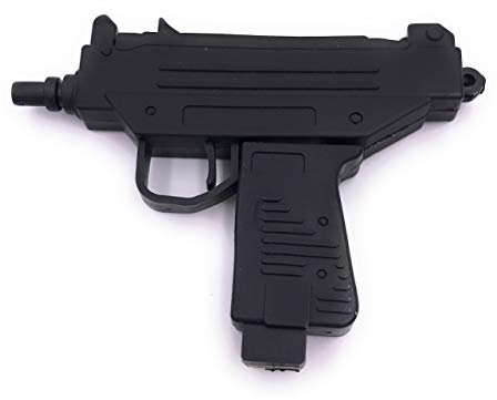 H-Customs Uzi Pistole Gun Schwarz USB Stick 64GB USB 2.0
