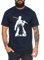 Zoro Bruch One Manga T-Shirt Luffy pour Homme Anime Piece, Farbe2:Bleu foncé, Größe2:Large