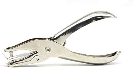 BE-TOOL 3mm 1/8 mano sacador de papel perforador 1 agujero metal DIY perforar papel sacador Alicates para manualidades papel de felicitación tarjetas de scrapbook Notbook papelería trabajo
