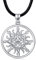 Keltischer Knoten Kette Silber 925 Lederkette mit Keltischer Knoten Anhänger für Herren Sonne Kette Keltischer Knoten Kette 1.5 mm Lederband Kette Geburtstag Geschenk für Frauen Mädchen Kinder