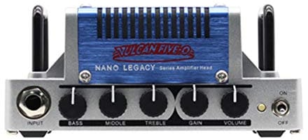 Hotone Amplificatore per Chitarra ad Alto Guadagno Testa 5 Watt Amplificatore di Classe AB con CAB SIM Telefoni/Uscita di Linea Vulcan Five-O