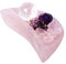 Kino Natural Rose Quartz Moon Shape Bowl Carvings Crystal Stones Jewelry Tray Cleansing Bowl Mineral Gemstones Reiki Crystals Healing Home Decoration