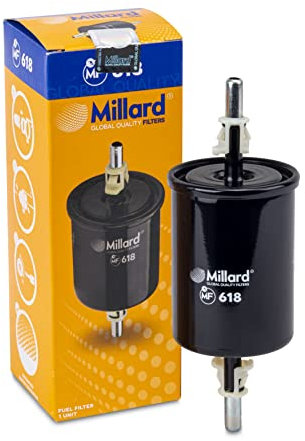 Millard Filters Filtro de Combustible para Coche MF618 163x60x8x8 mm Global Quality
