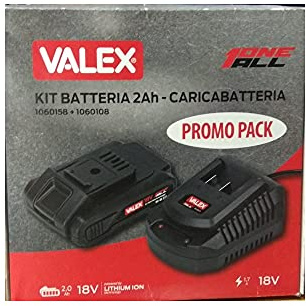 Valex One All Set Batteria 18V 2,0 Ah e Caricabatteria 1997427