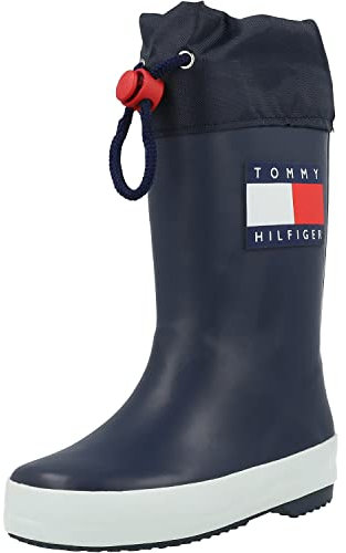 Tommy Hilfiger Igor Gummistiefel Synthetik uni igor schwarz gummi regen wasserdicht