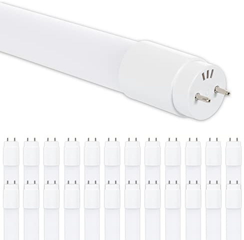 CLAR - LED Röhre 150cm T8 24W, Leuchtstoffröhre Ersatz, Feuchtraumleuchte geeignet, Wannenleuchte Komplettset mit Starter & Fassung, Neonröhre LED 150 cm, Kaltweiß 6500ºK (Pack 25)