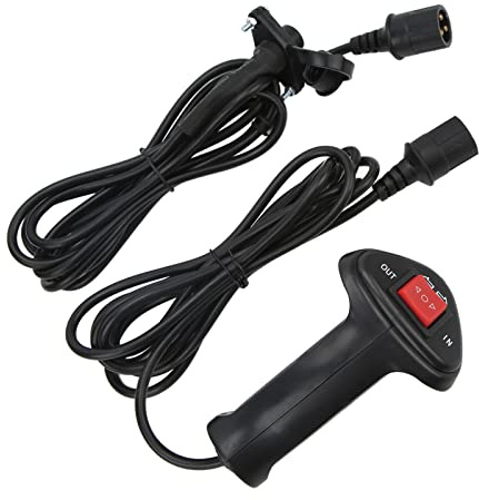 Luqeeg Contrôleur de Treuil, Télécommande de Treuil Électrique Universelle, Systèmes de Télécommande de Treuil avec Câble de Rechange pour Treuil avec Rallonge de pour