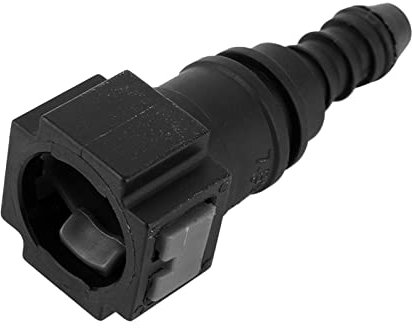 Quick Release Fuel Line Coupler, Black Nylon Straight Elbow Connector, Plastic Fuel Rubber Hose Fuel Line Coupler for Connector,Molded Products