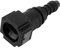 Quick Release Fuel Line Coupler, Black Nylon Straight Elbow Connector, Plastic Fuel Rubber Hose Fuel Line Coupler for Connector,Molded Products