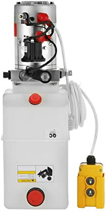 Pompe hydraulique électrique 7 Quart réservoir en Plastique Simple Simple for la remorque à Benne basculante YIJIAN