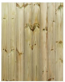 Bespoke Custom Made To Measure UPTO HEIGHT: 4ft (120cm High) Tongue & Groove Semi-Braced Flat Top Pathway Garden Pedestrian Gate [Width Between 75CM to 90CM Hinge Pack Option Removed