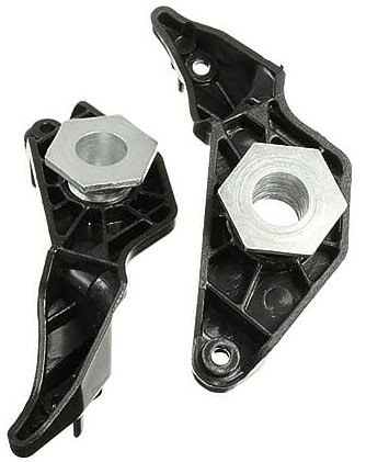 iSpchen Scheinwerfer Reparaturhalterungen,63126941478 Scheinwerfer Reparatur Halterungen linker und rechter Scheinwerfer Reparatursatz Halterungs Clip kompatibel für 04–10 5er E60 E61-Modellen