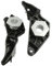 iSpchen Scheinwerfer Reparaturhalterungen,63126941478 Scheinwerfer Reparatur Halterungen linker und rechter Scheinwerfer Reparatursatz Halterungs Clip kompatibel für 04–10 5er E60 E61-Modellen