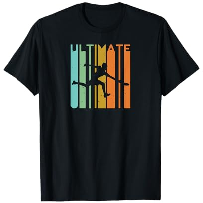 Ultimate Frisbee Retro Player Herren Damen Flying Disc T-Shirt