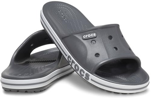 Crocs Unisex Bayaband Slide Slide Sandal, Slate Grey, 4 UK Men/ 5 UK Women