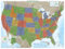 New York Puzzle Company - National Geographic USA Map - 1000 Piece Jigsaw Puzzle for Family Game Nights
