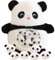 Niedlicher Panda Plüschtier Plüschpuppe, eine Tüte Tier Snack Kissen Plüsch Panda Abnehmbare Panda Plüsch Sets Geschenke für Kinder(Panda)