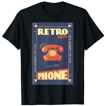 Retro Gadgets: Teléfono Fijo Vintage Camiseta