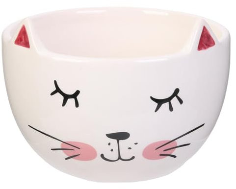 Linnea Bol 100% Dolomite 45cl Collection Animaux Personnage Chat Blanc