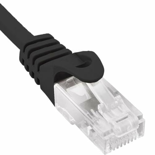Phasak Starres UTP-Netzwerkkabel, Kategorie 6, PHK 1707, Schwarz, 7 m