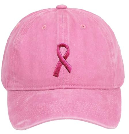 Casquette De Baseball Sensibilisation Cancer du Sein Unisexe Cancer du Sein Rose Octobre Casquette pour La Sensibilisation Cancer du Sein Chapeau De Sport Casquette De Visière Respirant Hats