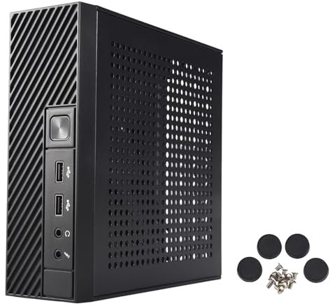 Micvtve ITX Computer Case M06 Mini Desktop Case HTPC Case Industrial Control Case