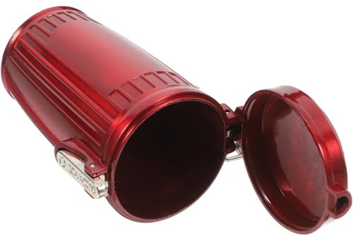 OUNONA Miniatur Schlüsselanhänger Aschenbecher Mit Deckel Tragbarer Aschenbecher Für Outdoor-aktivitäten Und Autofahrt Kompaktes Design Für Unterwegs