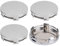 4 Stück Auto Nabendeckel für Jeep Compass PHEV 2021 2022 2023 2024-, Alufelgen Felgenkappen Wasserdichtigkeit Staub Reifen Zubehör,B Silver-60mm