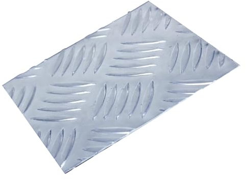 VAYEODEYU Placa de aluminio para banda de rodadura Placa de chapa de rodadura Placa de aluminio a cuadros de aluminio Placa de rodadura adecuada for pisos de fábrica, 2 mm de espesor, 300 mm x 300 mm(