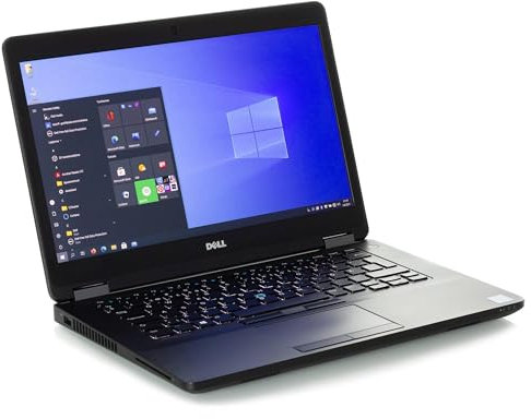 Dell Latitude E5470 Ordenador portatil- 14-Inch (1366 * 768), Intel Core i5-6300U 8GB DDR4 256GB SSD HDMI Webcam WiFi Windows 10 Pro, Teclado Americano(Reacondicionado)