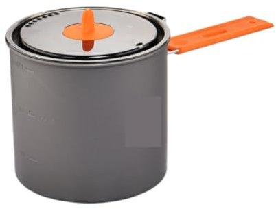 Camping Geschirr Camping-Picknick-Energiesammlung, Camping-Topf, Tragbar, Wandern, Outdoor-Kocher Camping Kochgeschirr(140x135mm)