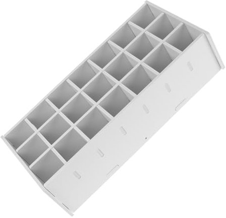 Warmhm Hoodanco Organisateur De Stockage Pour Tubes De Peinture - Boîte De Rangement Artisanal 21 Grilles Pour Peintures à L'Aquarelle Et Tubes D'Huile