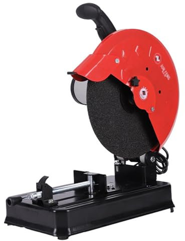 ZYT-DHRUCB 2200W Profilschneidemaschine, Einstellbarer 0-45° Winkelschnitt, geeignet für Stahl/Edelstahl/Winkeleisen/Holz, 355mm