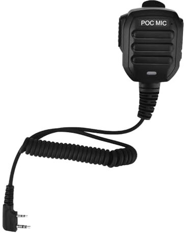 Ruyage Portable Microphone for PoC Two Way Radios,4G Network Walkie Talkie,PTT Push to Talk Over Cellular Radio(K Jack)