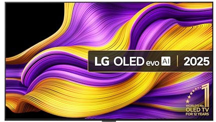 LG 55-inch OLED evo AI G5 4K Ultra HD HDR Smart TV, webOS, Wi-Fi, Bluetooth, Wall Mount Version 2025 (α11 AI Processor, AI Picture and Sound Pro, Brightness Booster Ultimate, One Wall Design)