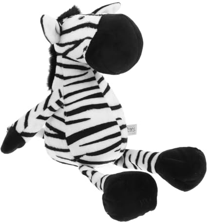 Gatuida Dekoratives Zebra Kuscheltier 8.66In Weiches PlüSchtier FüR Kinder Schlafzimmer Dschungel Deko EntzüCkendes Stofftier Spielzeug
