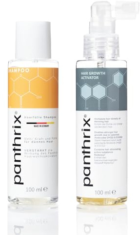 Panthrix Haarpflegeset Haarwuchsmittel mit Redensyl + Prepare Shampoo - Hair Growth Serum bei Haarausfall & zum Beschleunigen von Haarwachstum