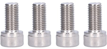 Pissente A2-70 Edelstahl-Sechskantschraube, M10x1,25mm Feingewinde Sechskantkopfschraube DIN 912 mit 8mm für Automotive Lebensmittelindustrie (M10*20)