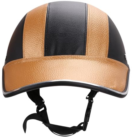 Baseballhelm Unisex Schwarz aus Abs und Pu für Radfahren