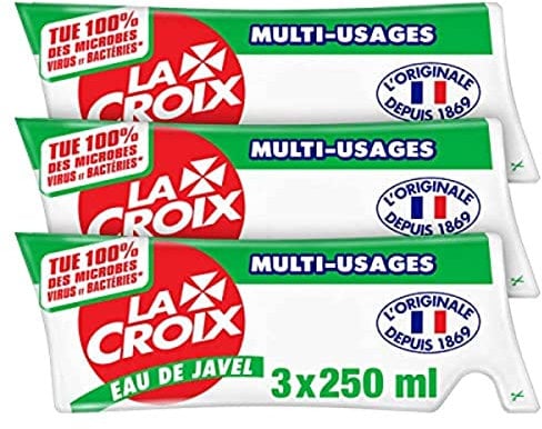 Eau de javel Nettoie, desinfecte, detache et desodorise.