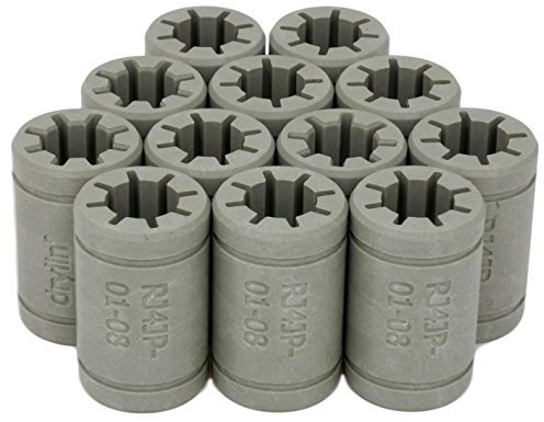 3D FREUNDE 12x Original Igus RJ4JP-01-08 Gleitlager Upgrade für LM8UU Lager für 3D Drucker RepRap Mendel Anet A8 A6 Makerbot mk8 Creality Flashforge