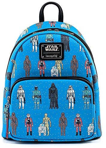 Star Wars Loungefly - Action Figures Frauen Mini-Rucksack Multicolor