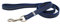 Gummierte Leine mit Handschlaufe - blau, 200 cm (2 m)