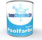 bauchemie24 Poolfarbe Schwimmbadfarbe Teichfarbe | 750ml | lichtblau RAL 5012 Schwimmbeckenfarbe für Becken, Brunnen, Pool aus Beton, grundiertem GfK oder Metall | rissüberbrückend, UV-stabil