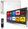 Soulaca 22 Pouces Smart Mirror TV TV 1080P Etanche Android 9.0 Full HD avec Wi-FI et Bluetooth (Modèle 2023 HYM22E)