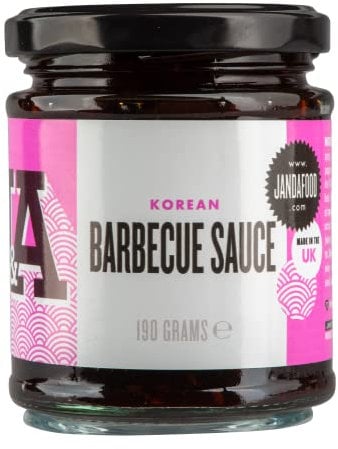 Janda Korean Barbecue Sauce (190g) | Made with Gochujang Chilli Paste | This Sauce Can Be Used as a Stir Fry Sauce, Marinade or Dipping Sauce | Vegan, Vegetarian and Plant Based | Made in the UK