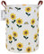 FANKANG Wäschekorb, Aufbewahrungskörbe, Kinderzimmer, Segeltuch, faltbar, mit wasserdichter PE-Beschichtung, große Aufbewahrungskörbe (runde Sonnenblume)