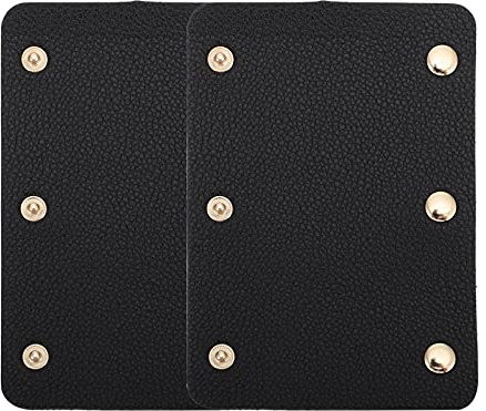 TENDYCOCO 2 Stück Taschengriff Griffabdeckung Pu Leder Schwarz | Pu Leder, Schwarz, Für Handtaschen Und Geldbörsen, Diy Taschen, Zur Dekoration